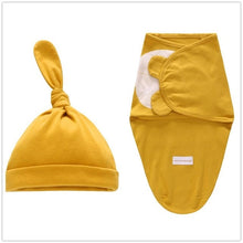 Load image into Gallery viewer, Baby Swaddle Blanket + Cap