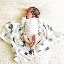 Load image into Gallery viewer, Muslin Tree Baby Blanket