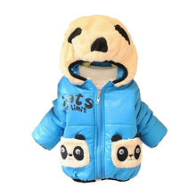 Load image into Gallery viewer, Panda hooded Kids Coat
