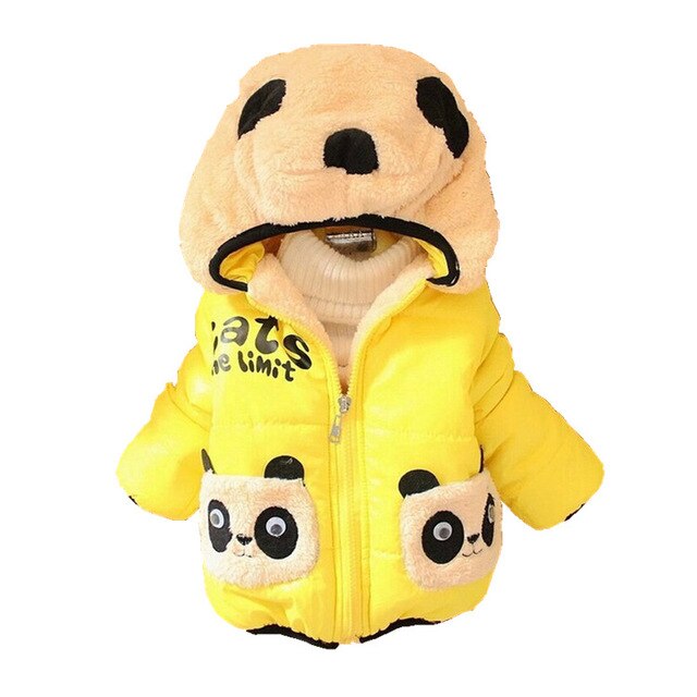 Panda hooded Kids Coat