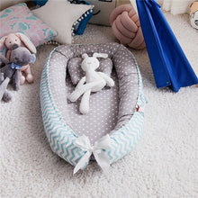 Load image into Gallery viewer, Baby Nest Bed with Cushion

