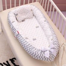 Load image into Gallery viewer, Baby Nest Bed with Cushion
